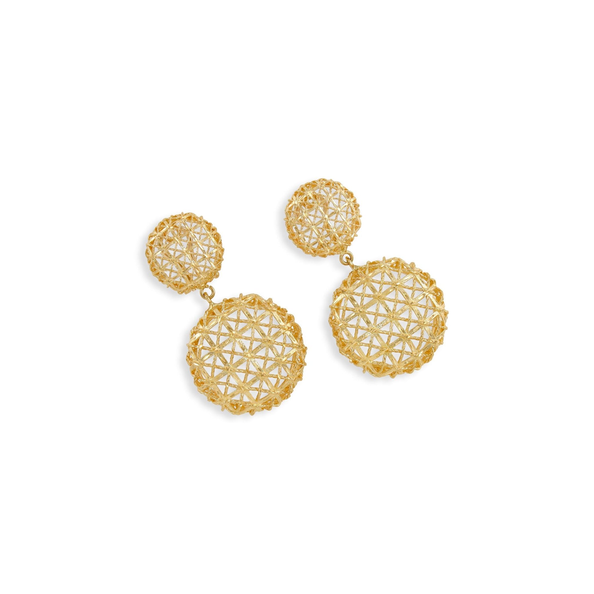 18ct Yellow Gold Pre-Loved Earrings 08001372 - FJewellery