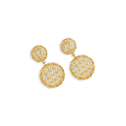 18ct Yellow Gold Pre-Loved Earrings 08001372 - FJewellery