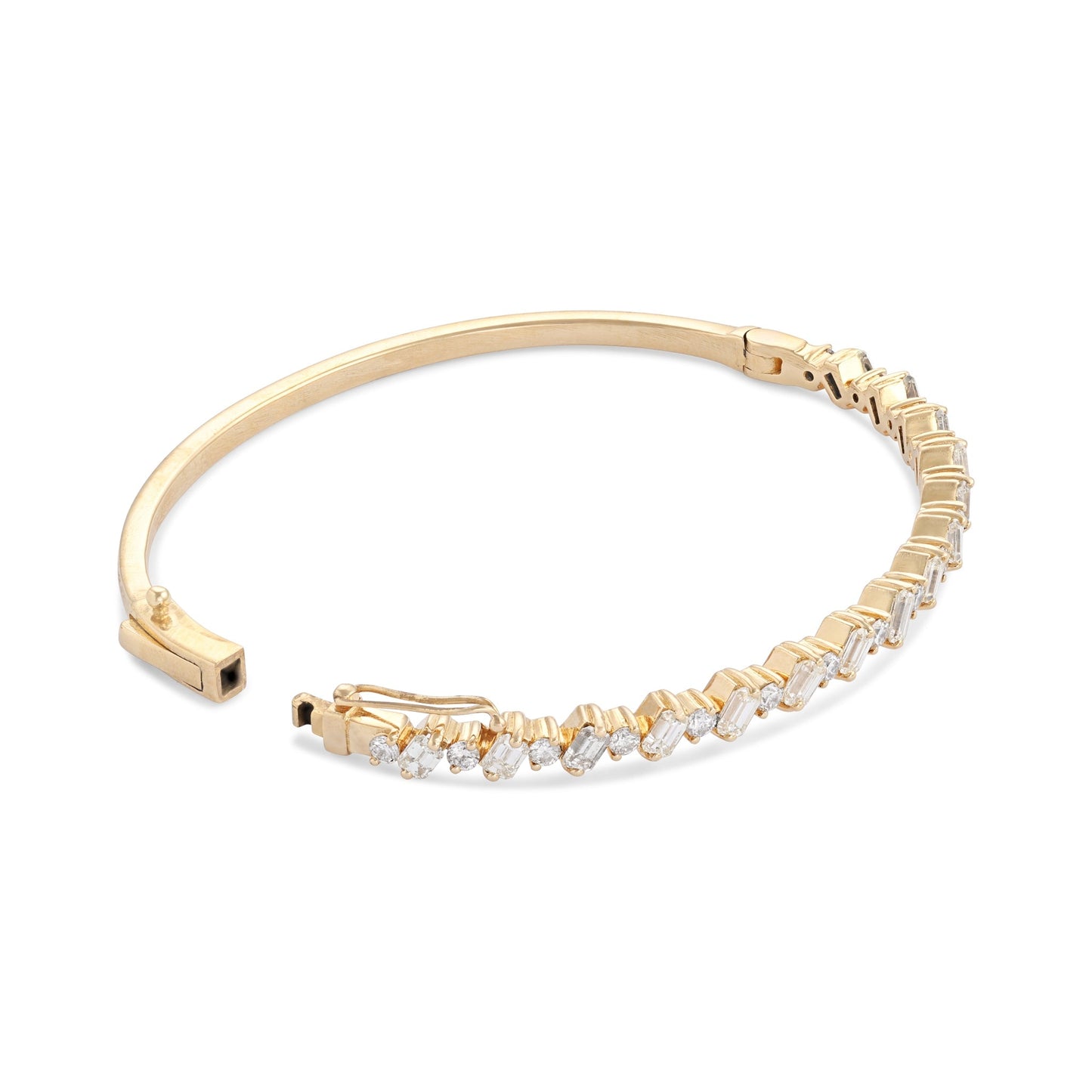 18ct yellow gold pre - owned bangle 09000721 - FJewellery