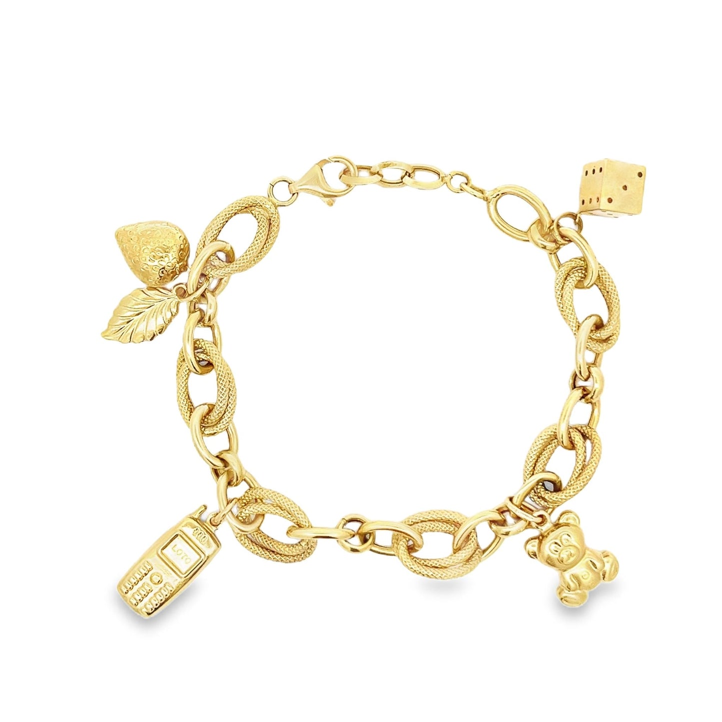 18ct yellow gold pre - owned bracelet 08001842 - FJewellery