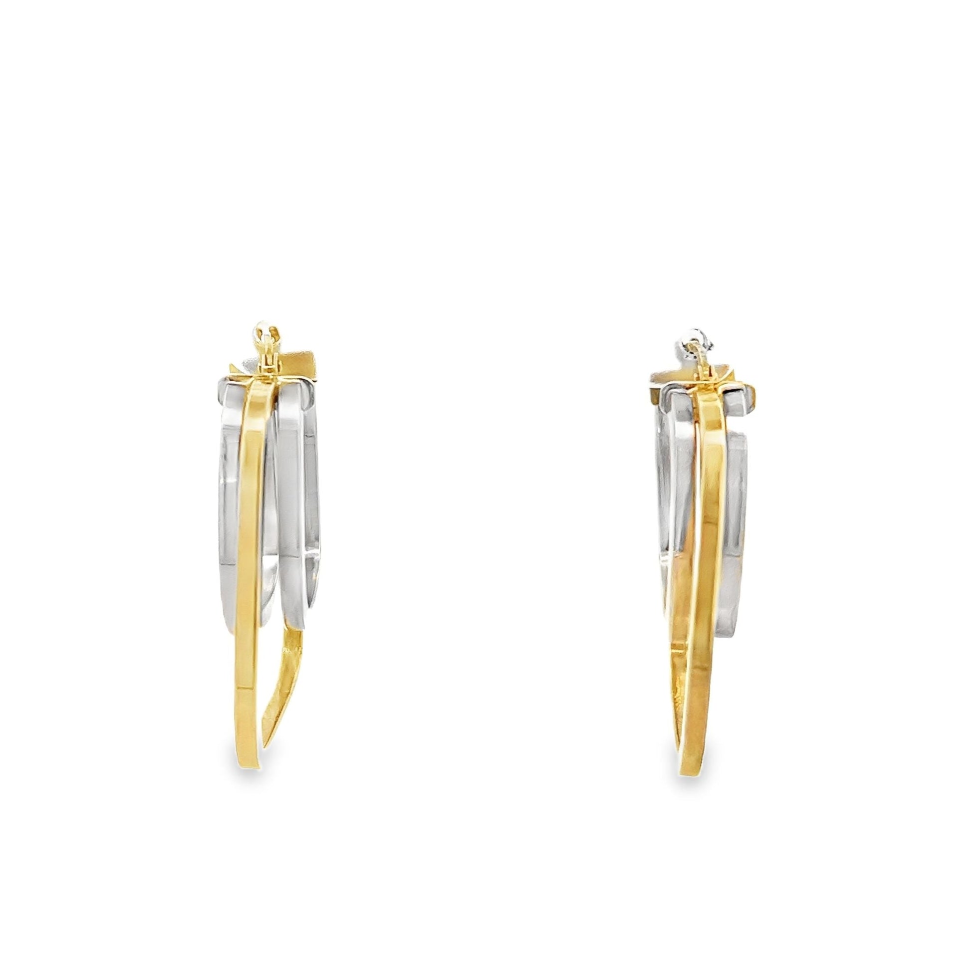 18ct yellow gold pre - owned earring 07002470 - FJewellery
