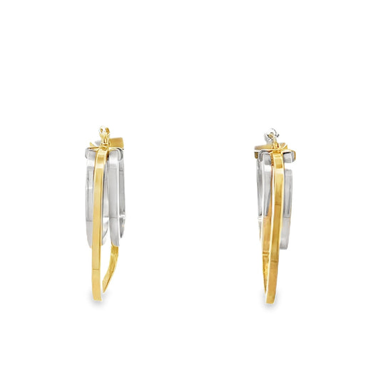 18ct yellow gold pre - owned earring 07002470 - FJewellery