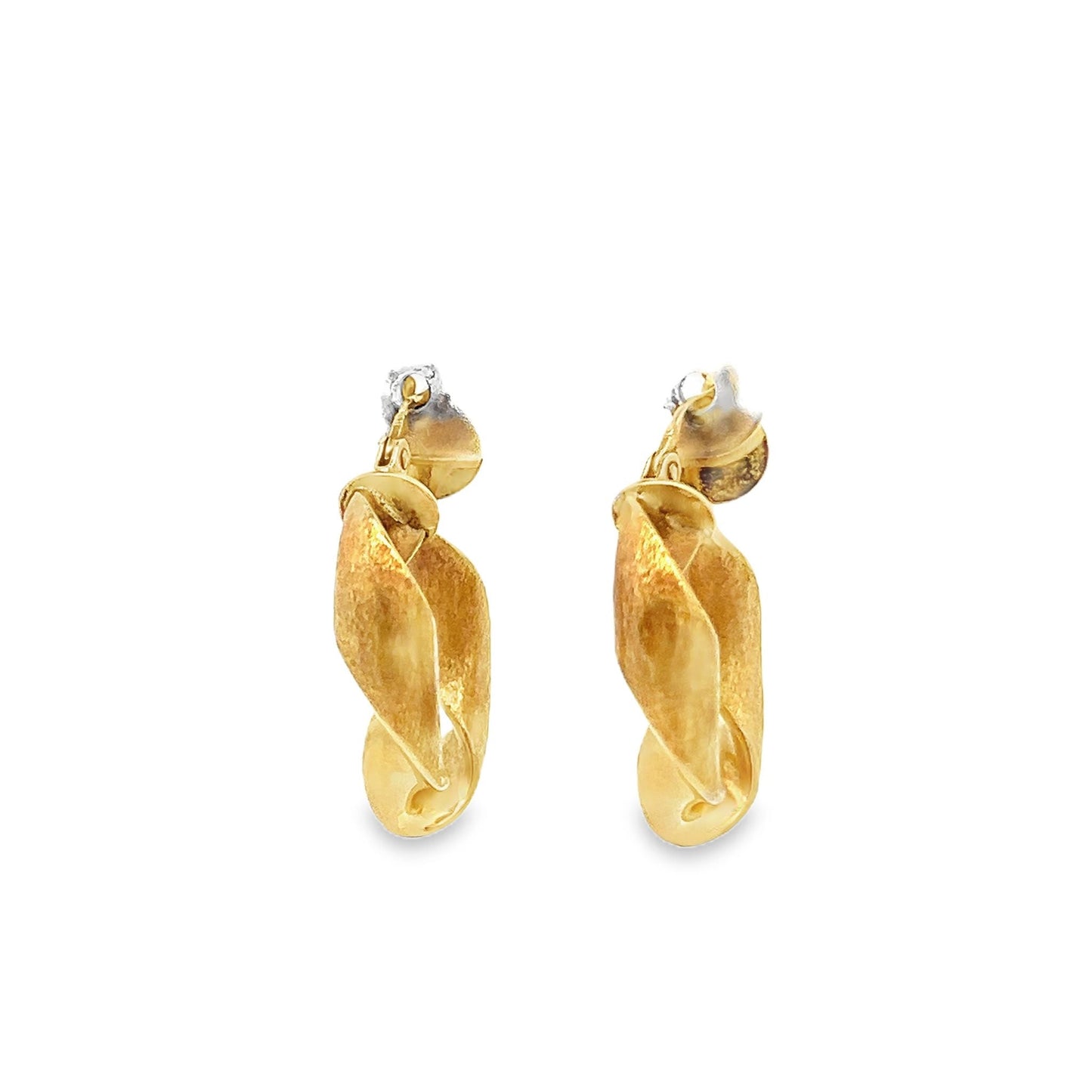 18ct yellow gold preloved earrings 08001857 - FJewellery