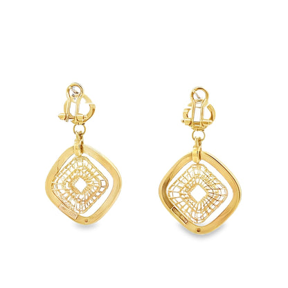 18ct yellow gold preloved earrings 08001858 - FJewellery