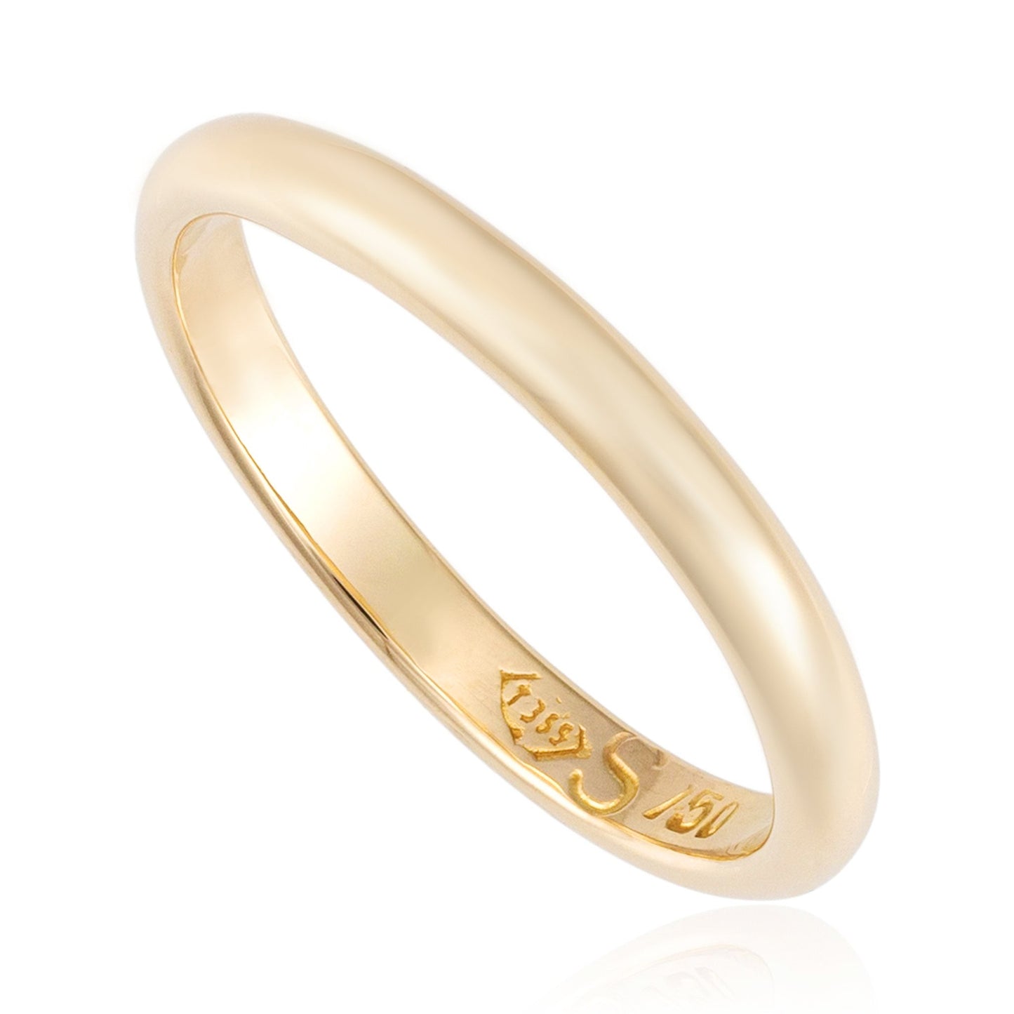 18ct yellow gold wedding ring 09000334 - FJewellery