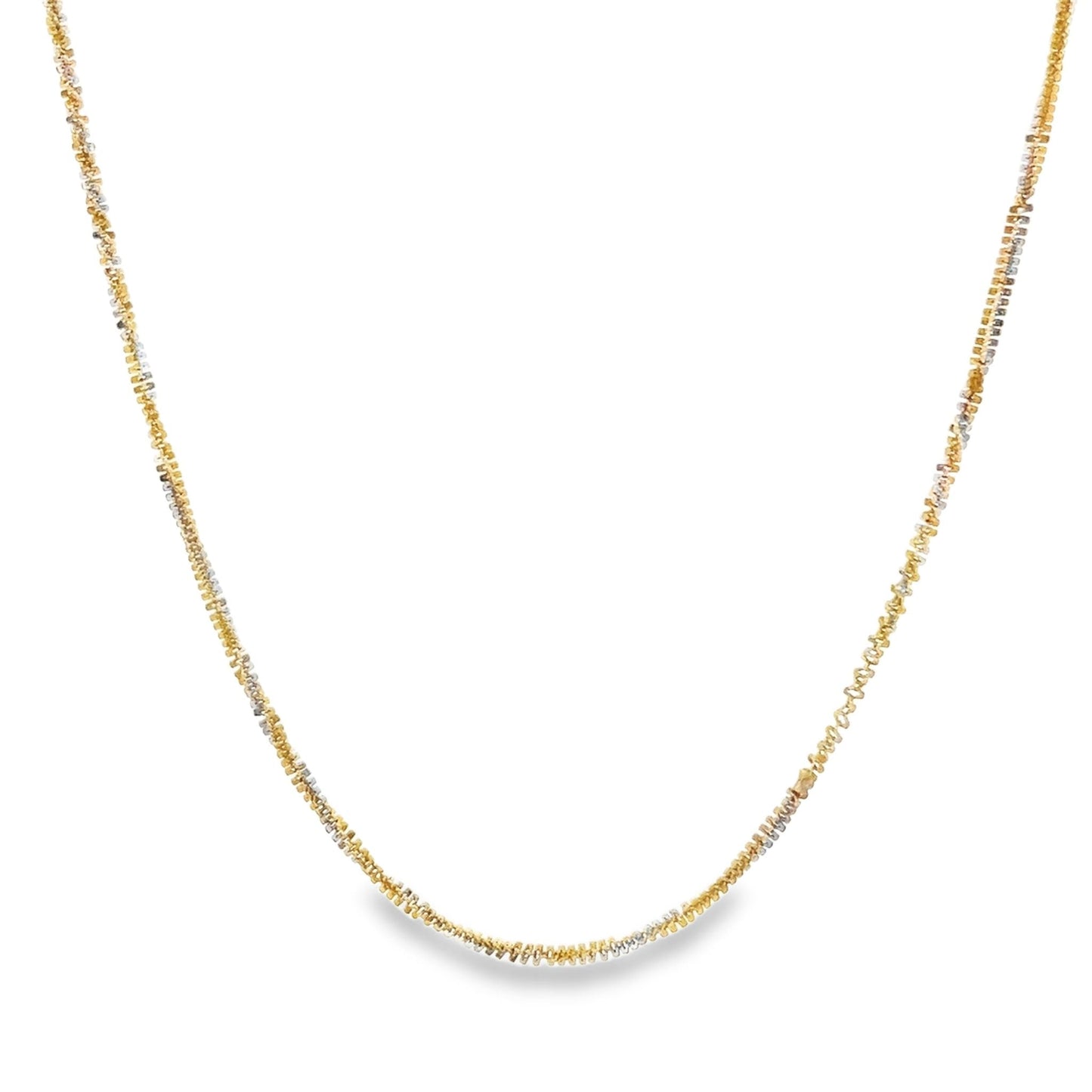 18ct yellow - white gold second - hand chain 07002494 - FJewellery