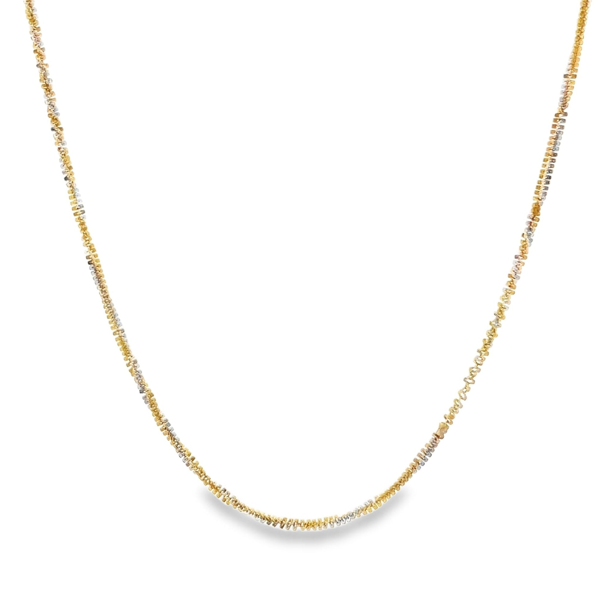 18ct yellow - white gold second - hand chain 07002494 - FJewellery