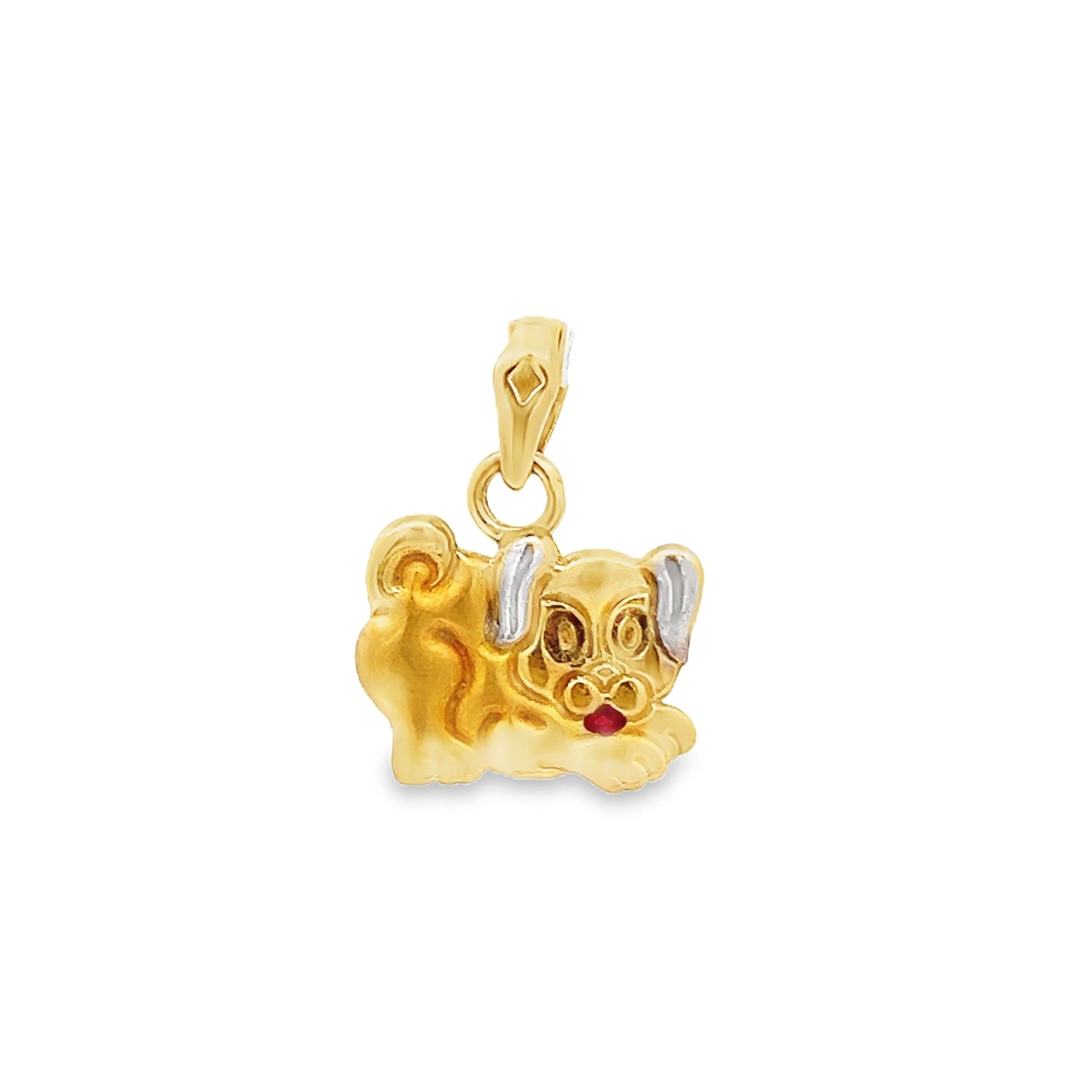 22ct Charming Dog Pendant in Gold FCP05000429-4 - FJewellery