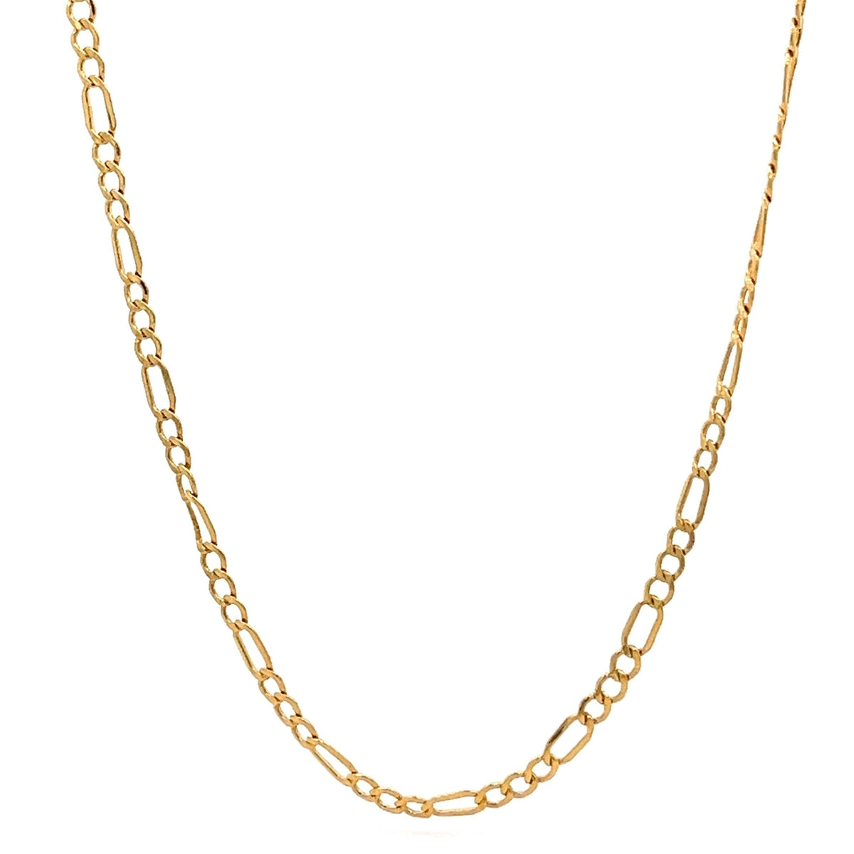 22ct Gold Alternating Oval Link Chain - FJewellery