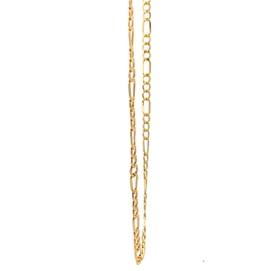 22ct Gold Alternating Oval Link Chain - FJewellery