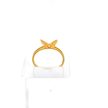 22ct Gold Butterfly Design Ring - FJewellery