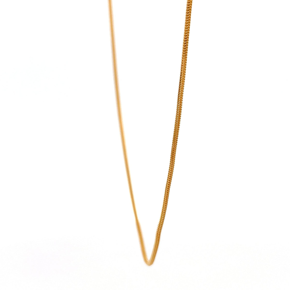 22ct Gold Chain with Fine Woven Link Pattern - FJewellery