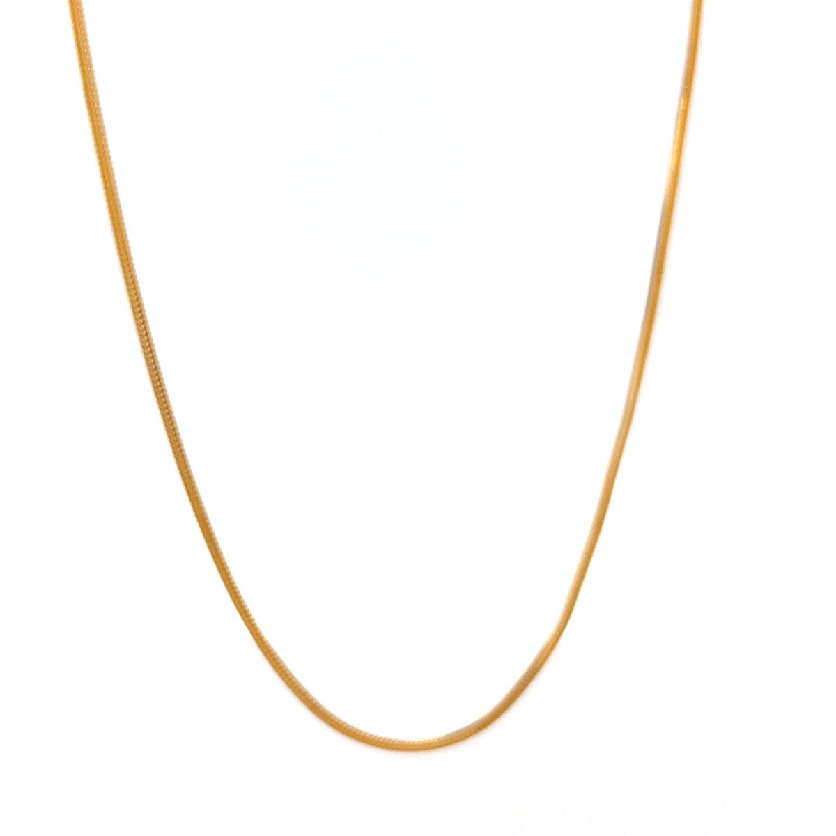 22ct Gold Chain with Fine Woven Link Pattern - FJewellery