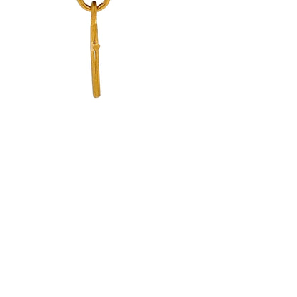 22ct Gold Cross Pendant - FJewellery