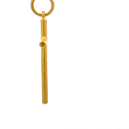 22ct Gold Cross Pendant - FJewellery