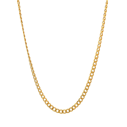 22ct Gold Curb Link Chain - FJewellery