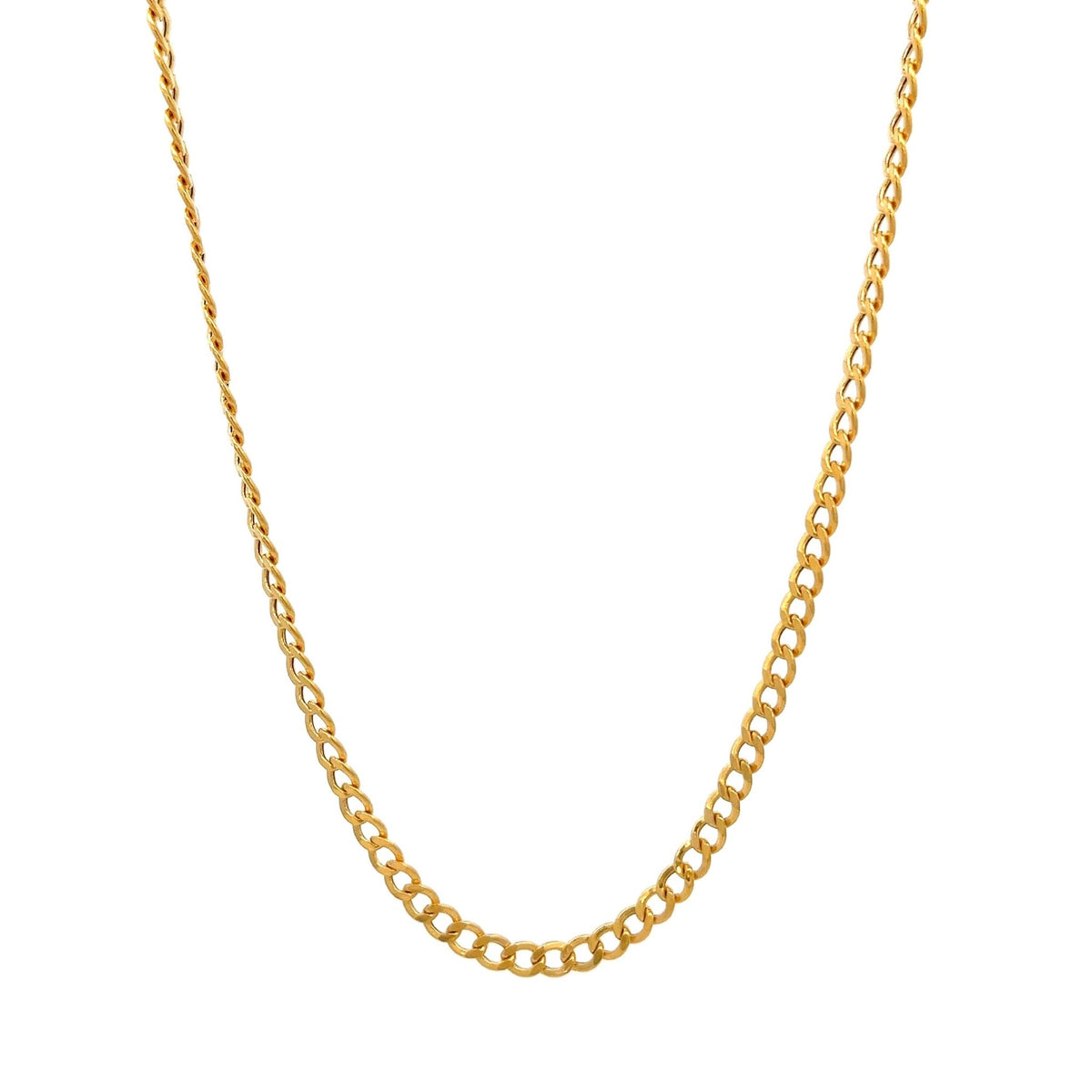 22ct Gold Curb Link Chain - FJewellery
