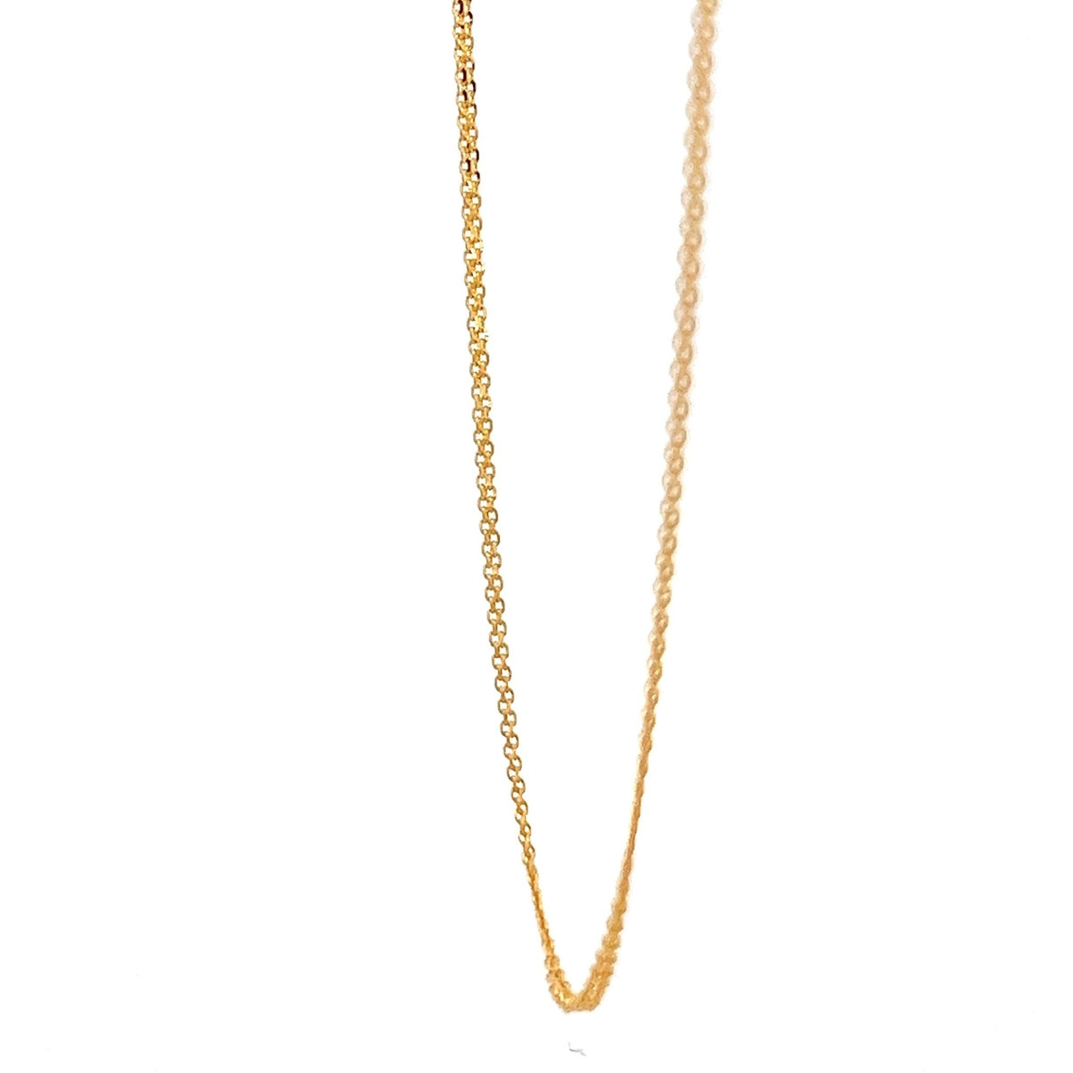 22ct Gold Fine Curb Chain - FJewellery