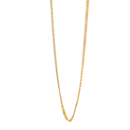 22ct Gold Fine Curb Chain - FJewellery