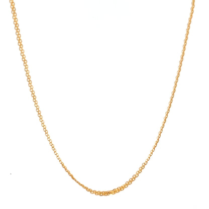 22ct Gold Fine Curb Chain - FJewellery