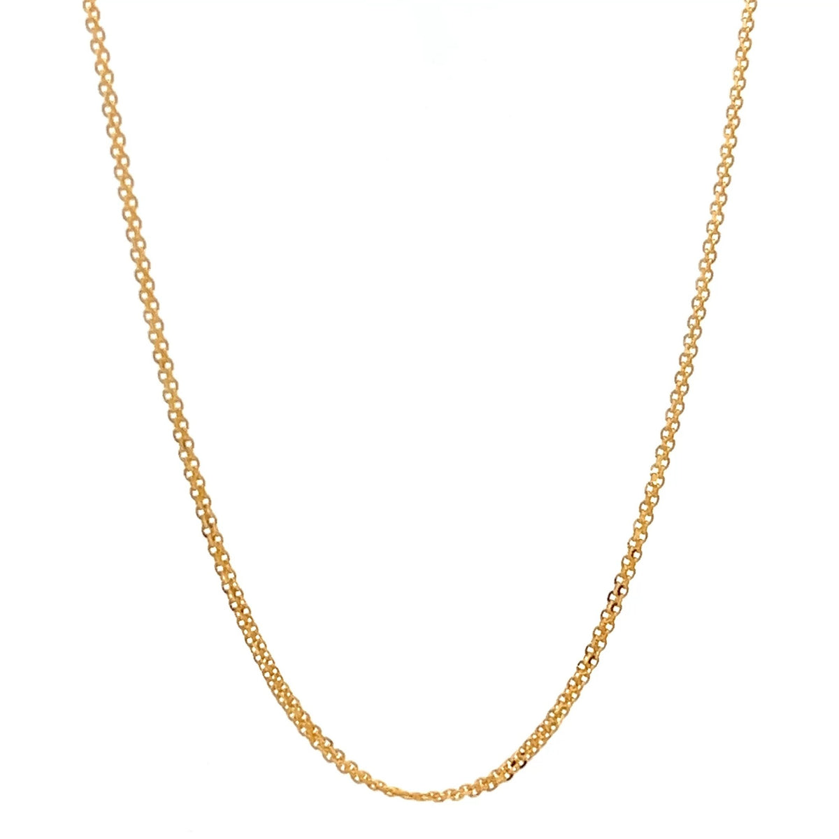 22ct Gold Fine Curb Chain - FJewellery