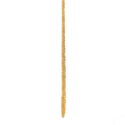 22ct Gold Fine Curb Chain - FJewellery
