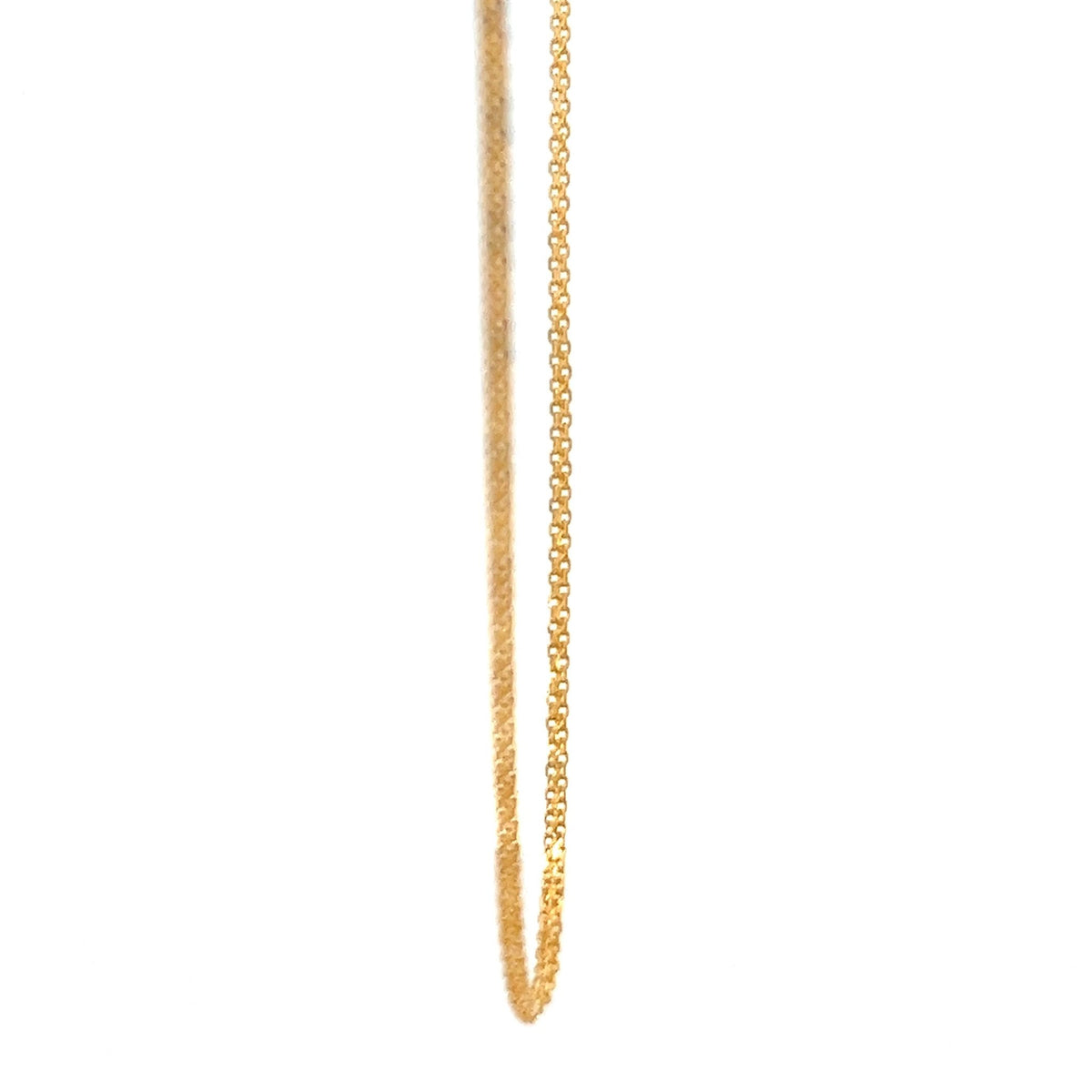 22ct Gold Fine Curb Chain - FJewellery
