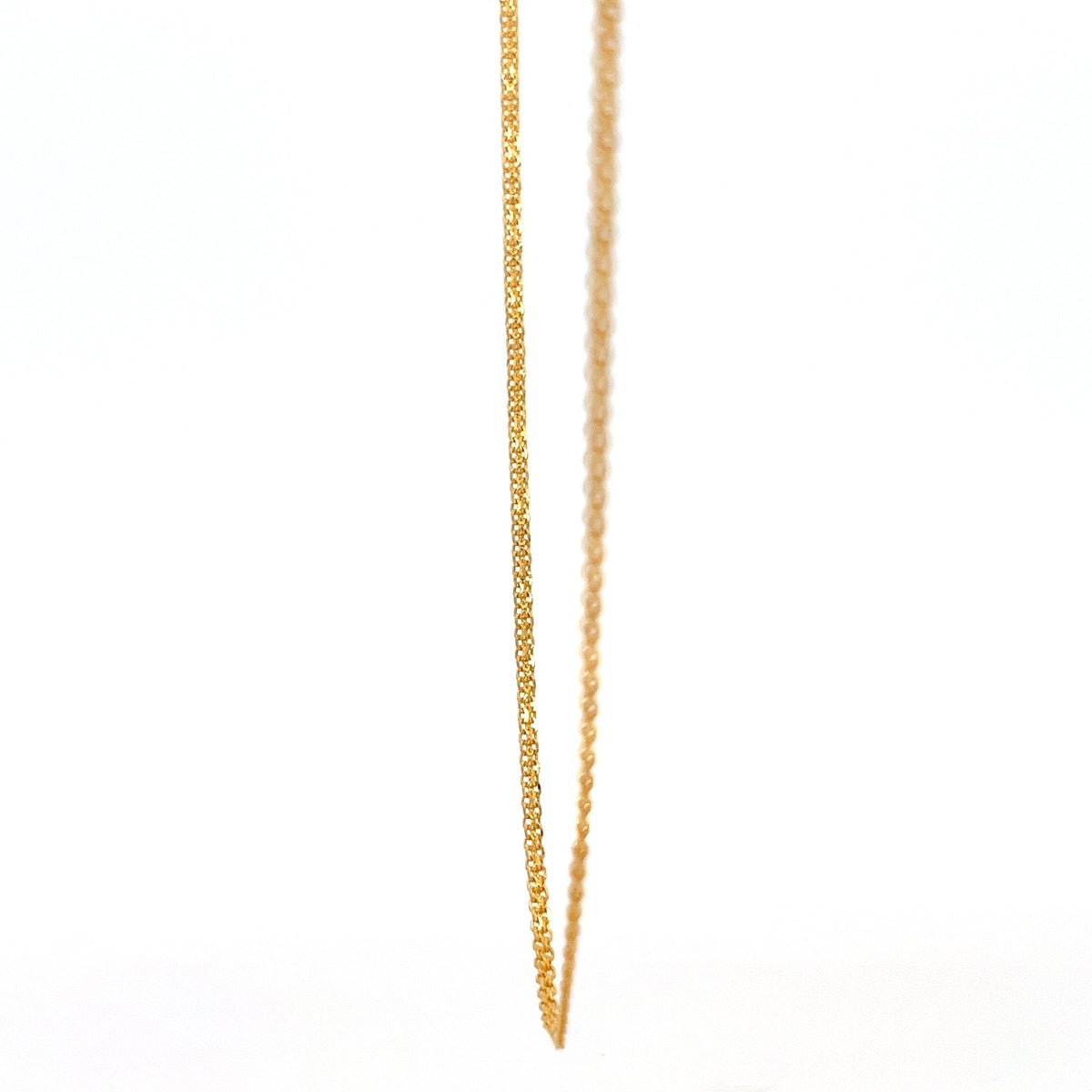 22ct Gold Fine Curb Chain Necklace - FJewellery