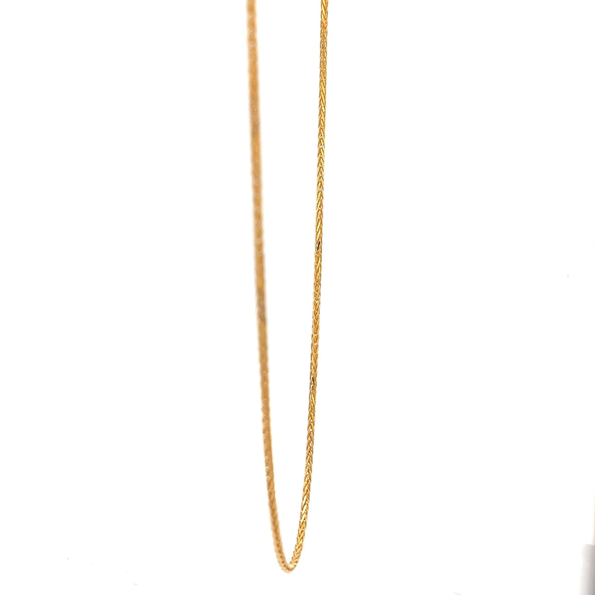 22ct Gold Fine Textured Link Chain - FJewellery