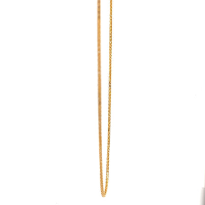 22ct Gold Fine Textured Link Chain - FJewellery