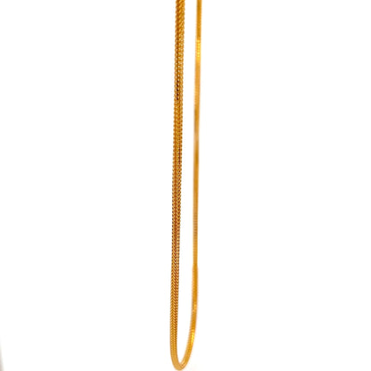 22ct Gold Herringbone Chain - FJewellery