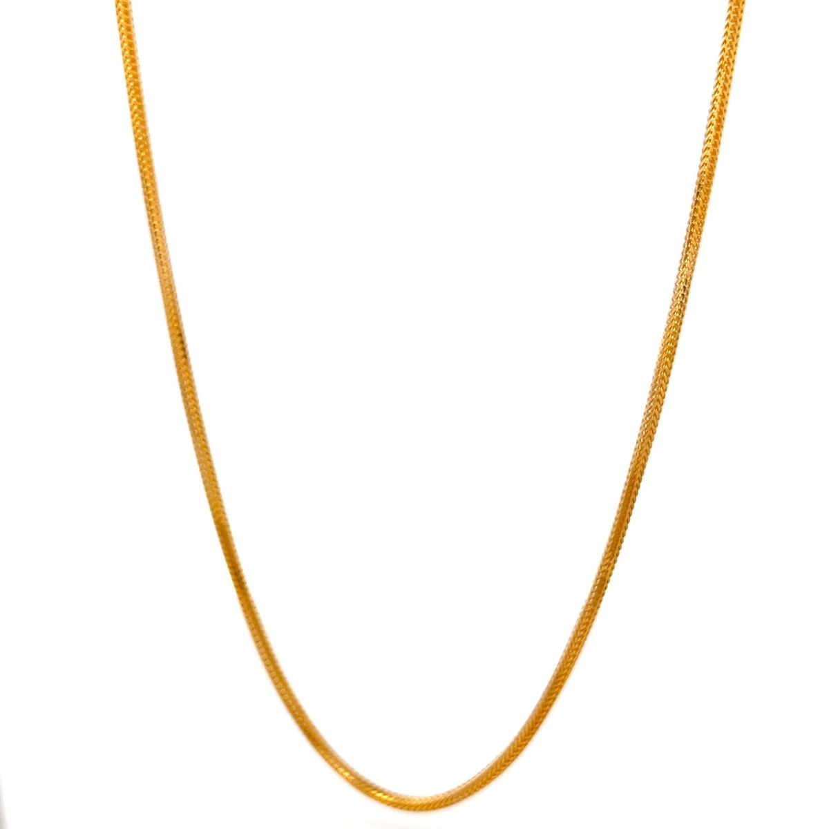 22ct Gold Herringbone Chain - FJewellery