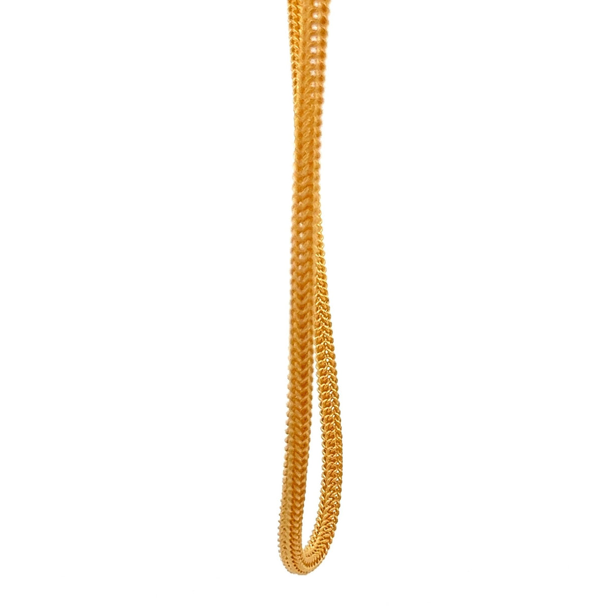 22ct Gold Herringbone Chain Necklace - FJewellery