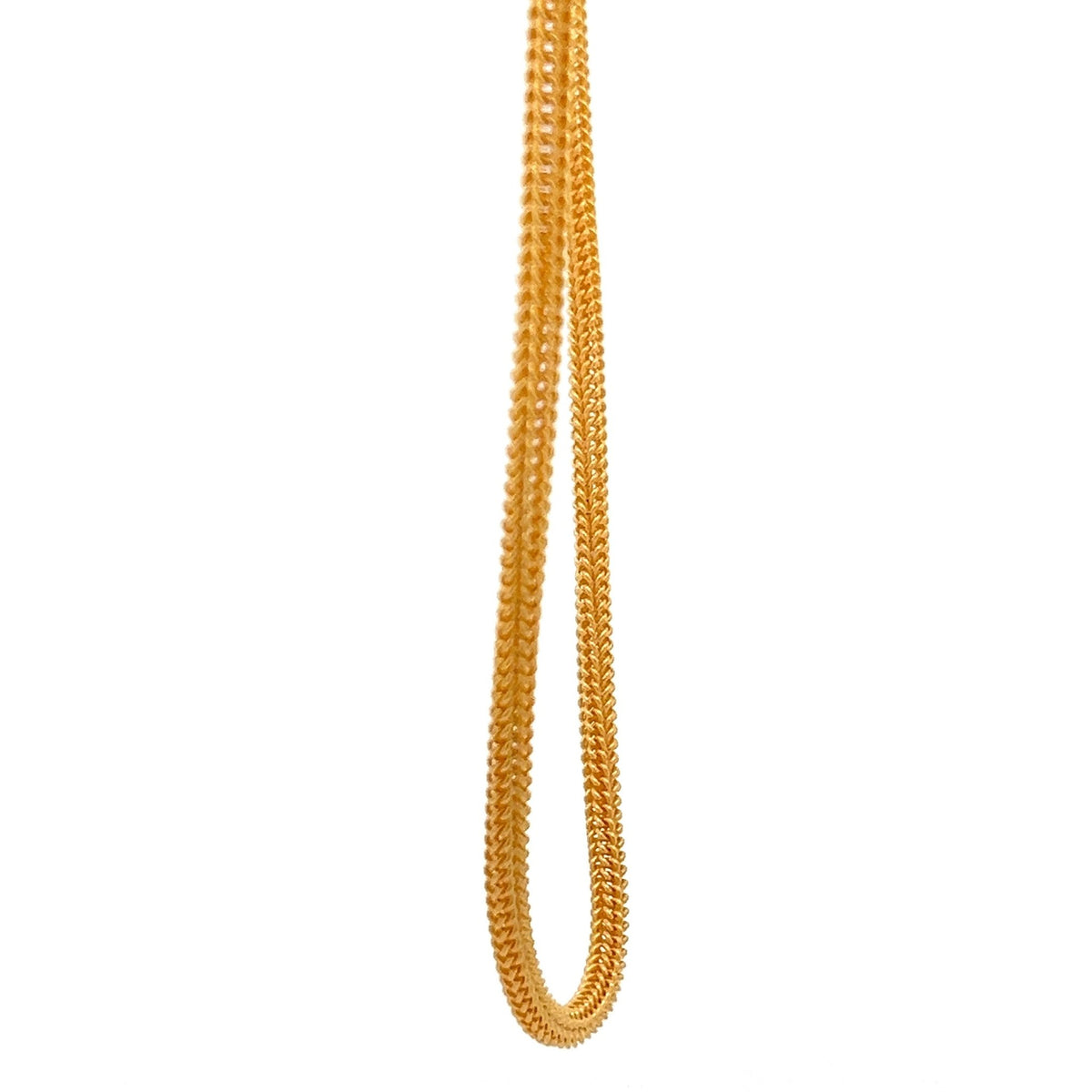 22ct Gold Herringbone Chain Necklace - FJewellery