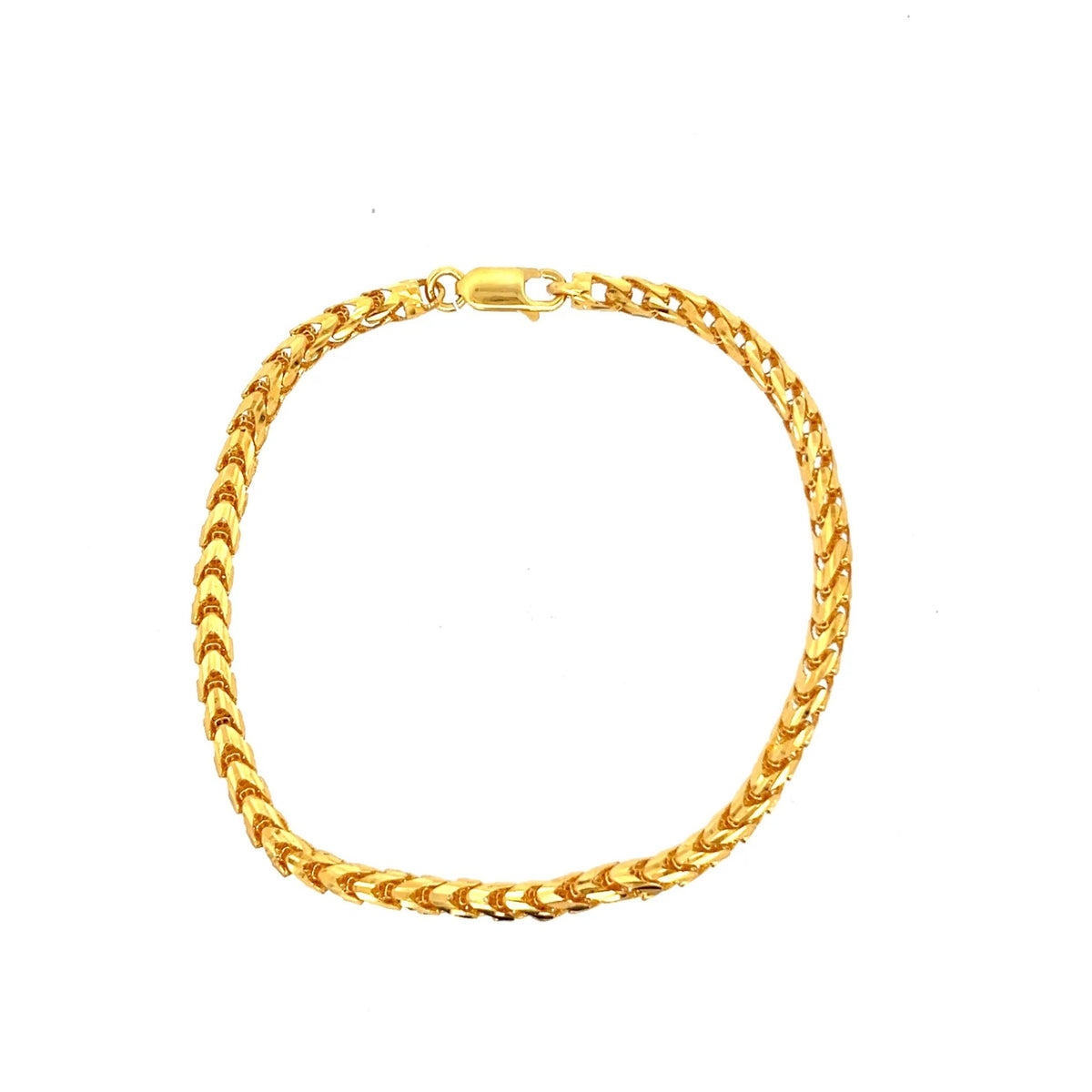 22ct Gold Herringbone Link Bracelet - FJewellery