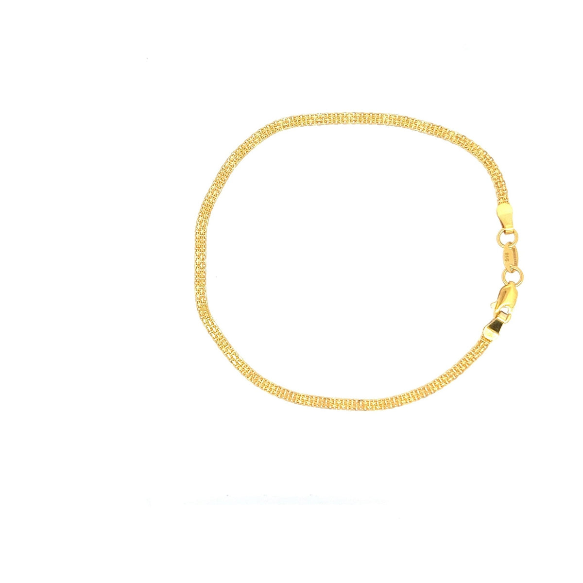 22ct Gold Intricate Woven Pattern Bracelet - FJewellery