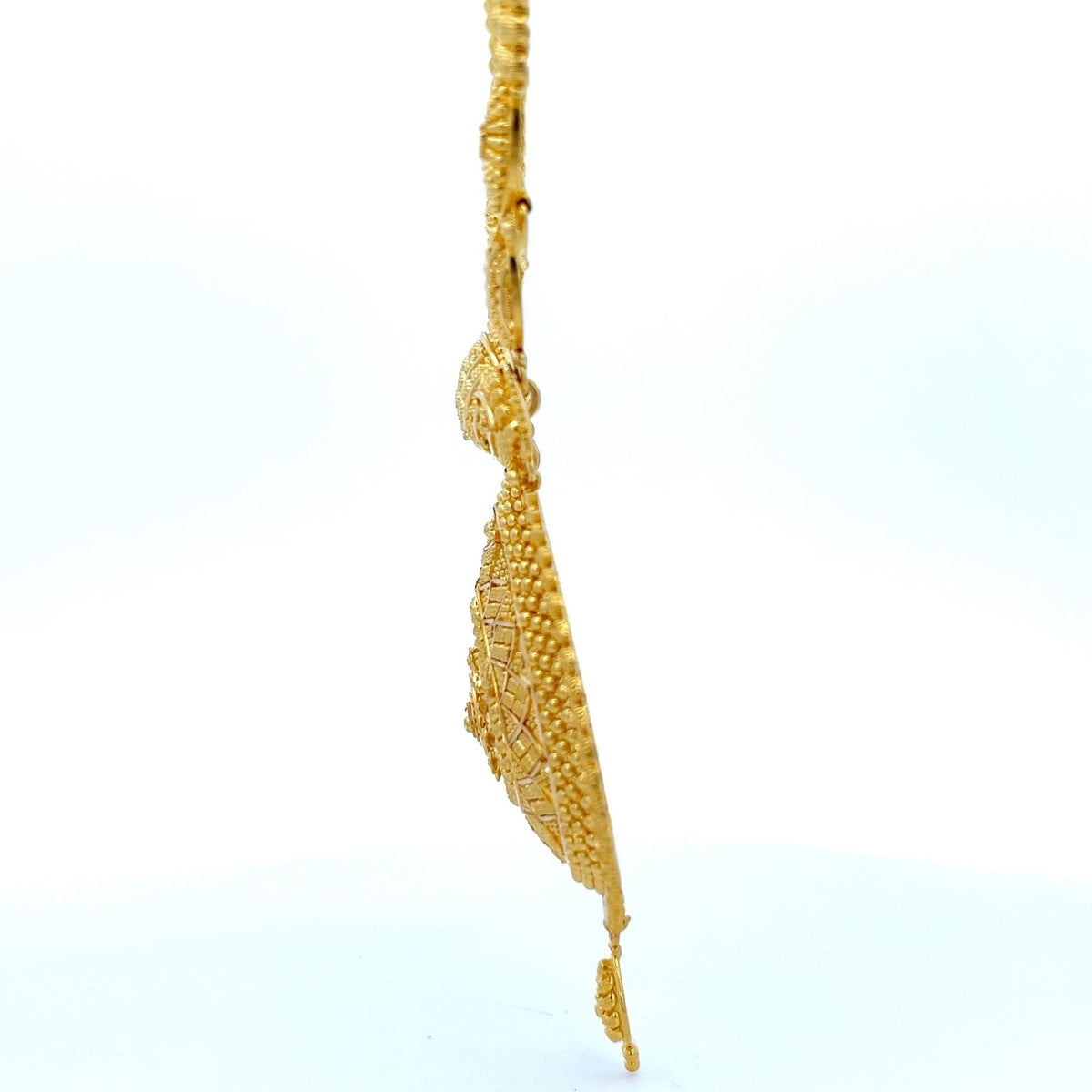 22ct Gold Ornate Filigree Pendant Necklace - FJewellery