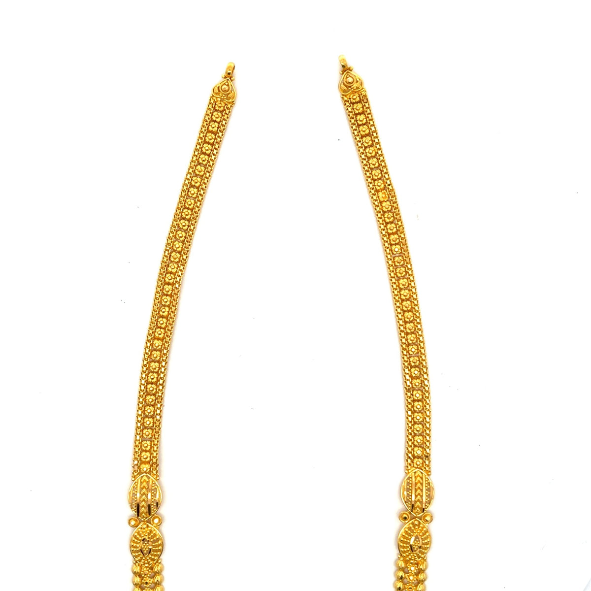 22ct Gold Ornate Filigree Pendant Necklace - FJewellery