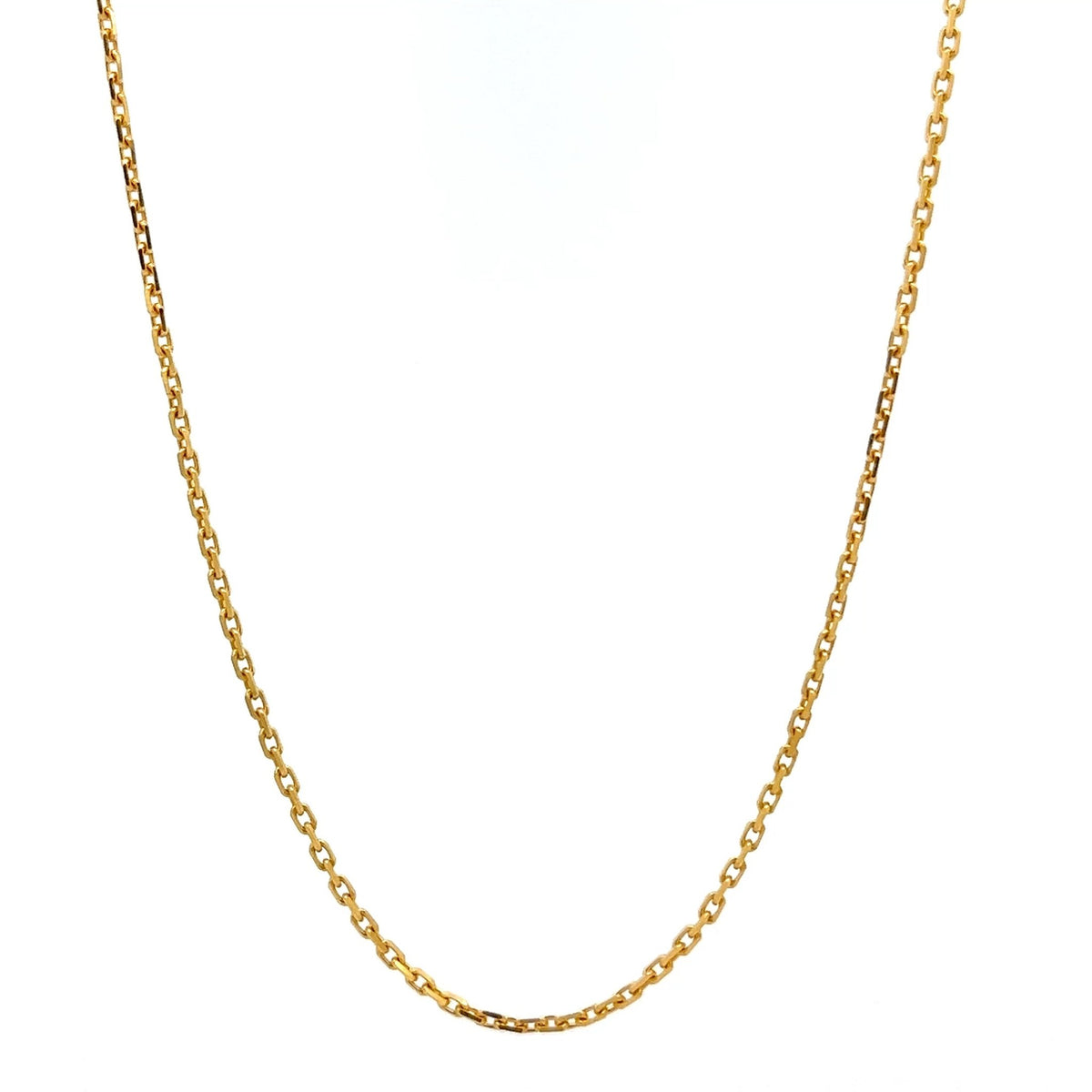 22ct Gold Oval Link Chain - FJewellery