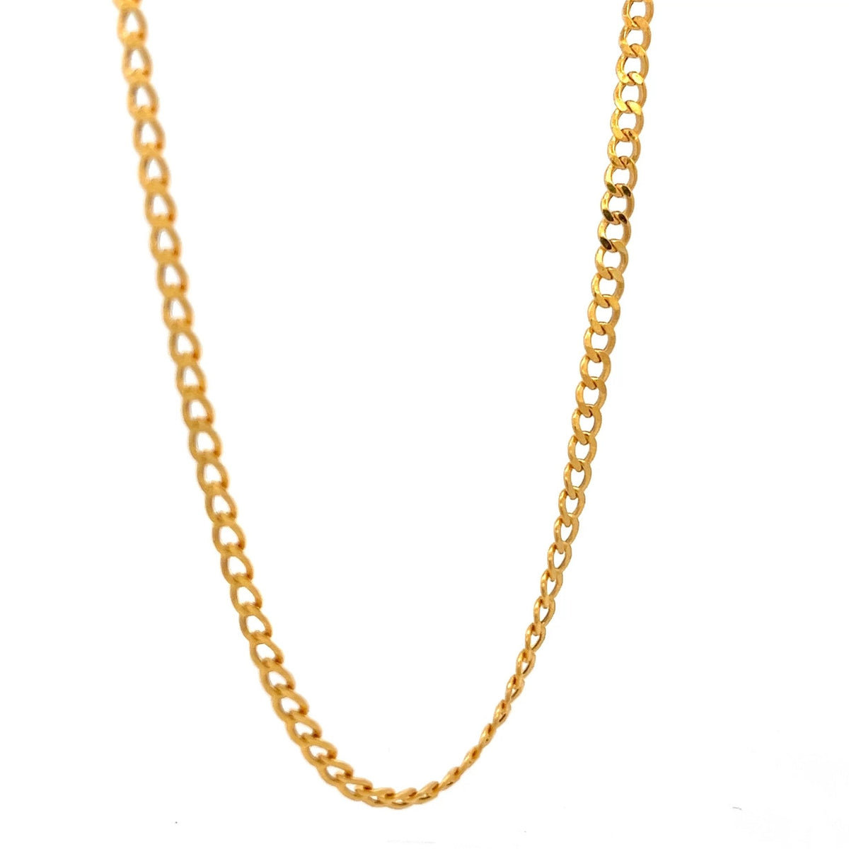 22ct Gold Oval Link Chain - FJewellery