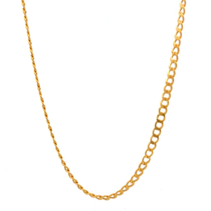 22ct Gold Oval Link Chain - FJewellery