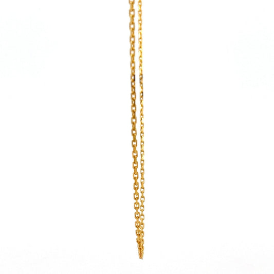 22ct Gold Oval Link Chain - FJewellery