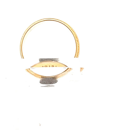 22ct Gold Patterned Band Ring - FJewellery