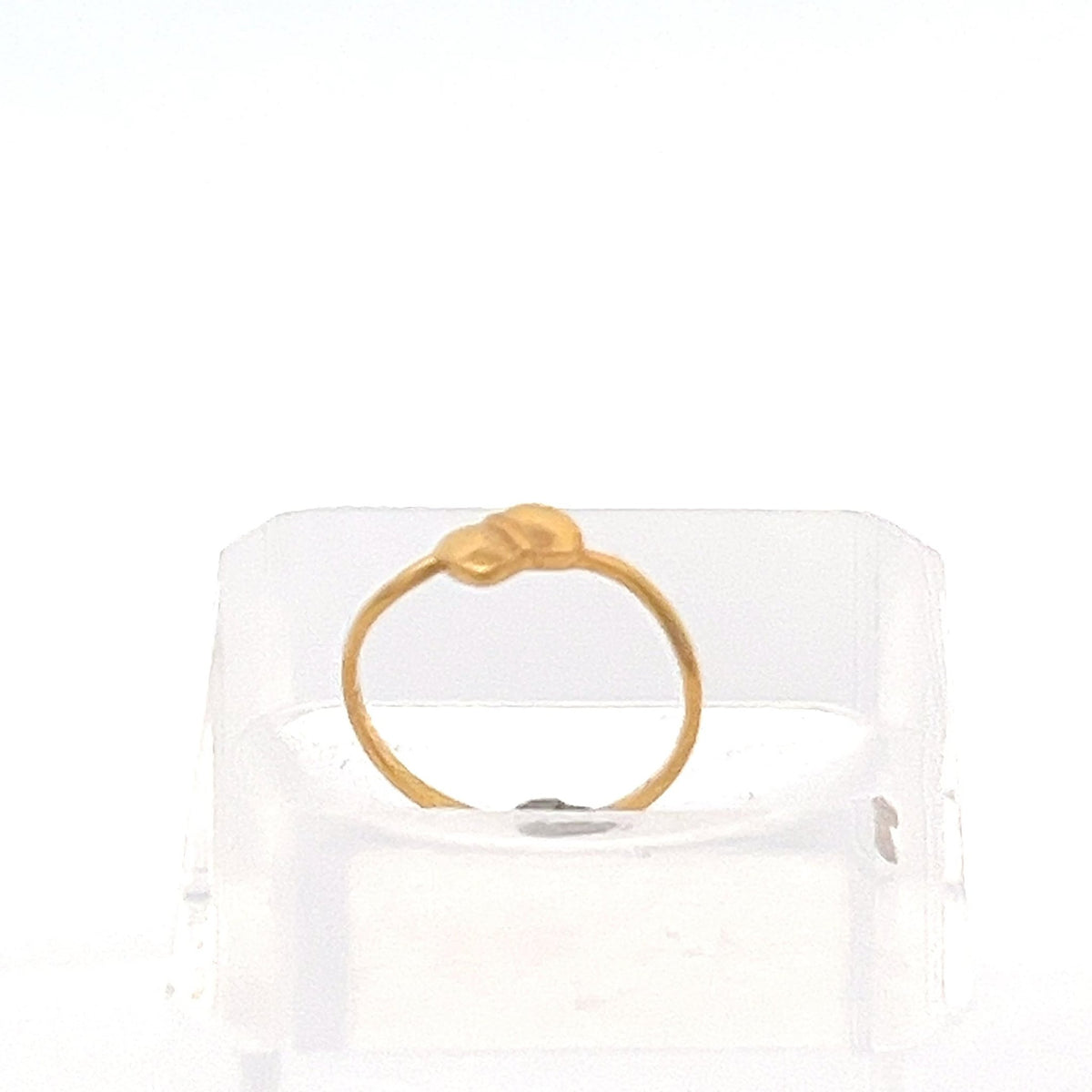 22ct Gold Plain Oval Top Ring - FJewellery