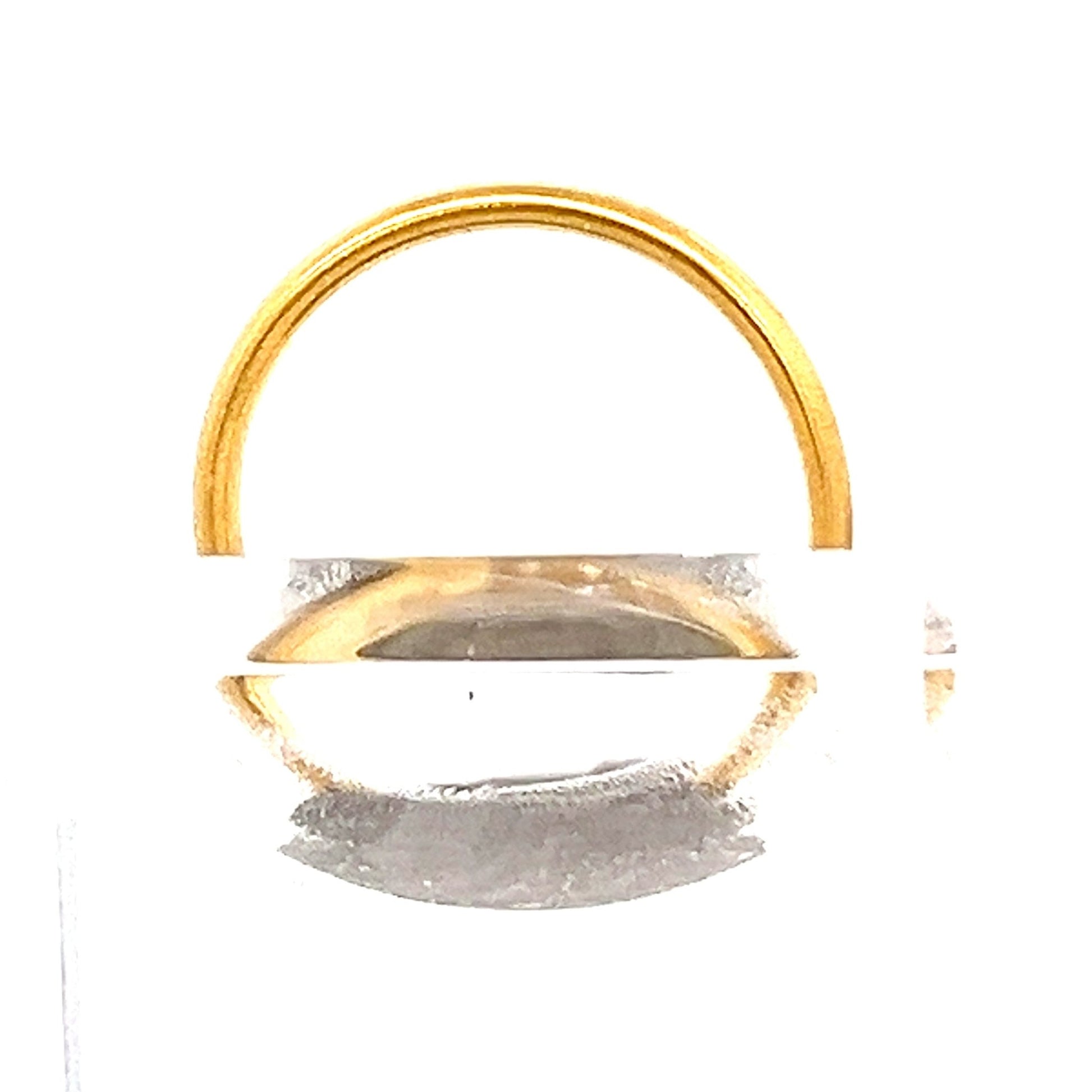 22ct Gold Plain Round Band Ring - FJewellery