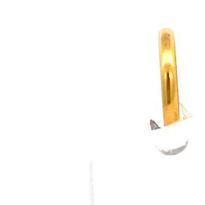 22ct Gold Plain Round Band Ring - FJewellery