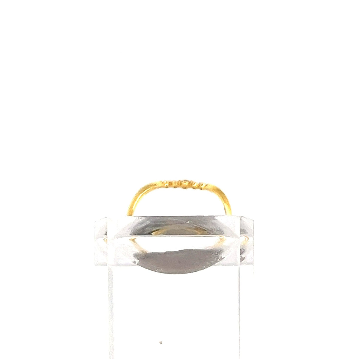 22ct Gold Ring with Five Clear Stones - FJewellery