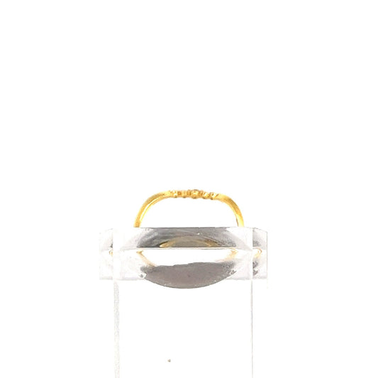 22ct Gold Ring with Five Clear Stones - FJewellery