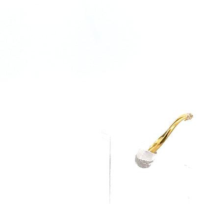 22ct Gold Ring with Five Clear Stones - FJewellery