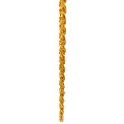 22ct Gold Rope Twist Chain 24.4g - FJewellery